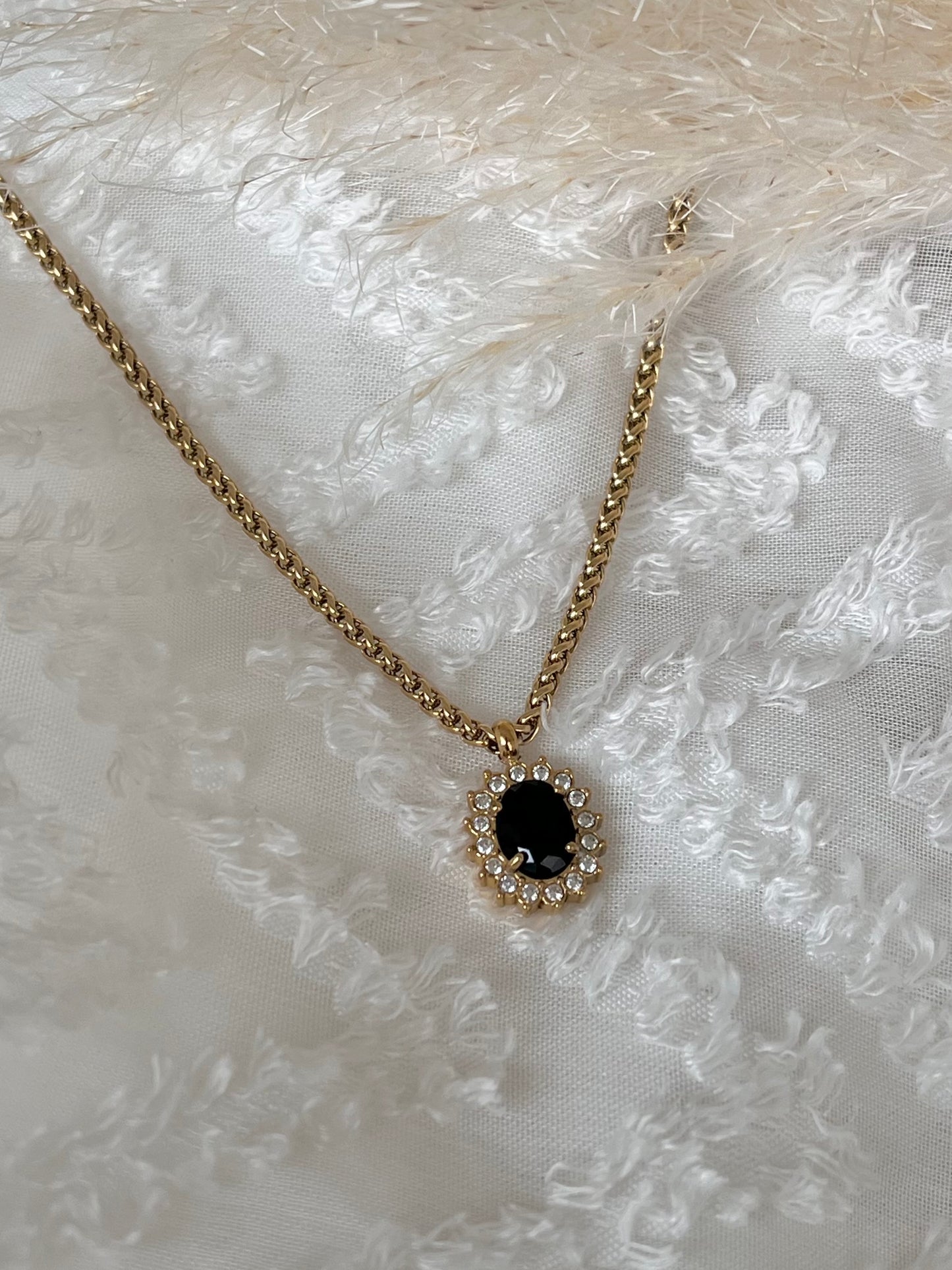 Collier saphir