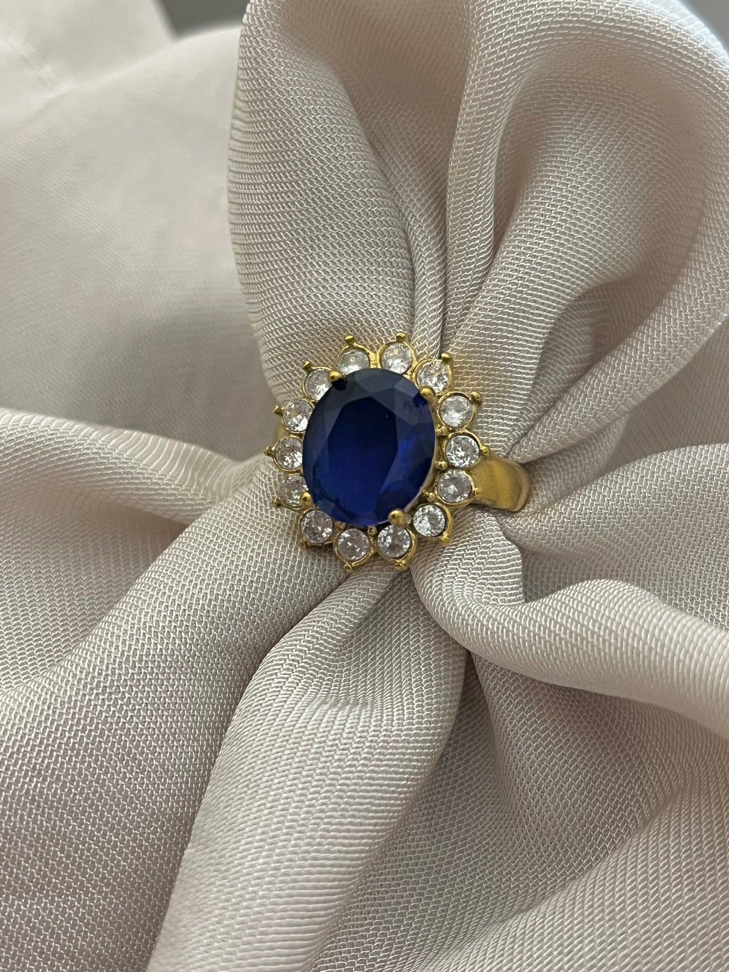Bague saphir