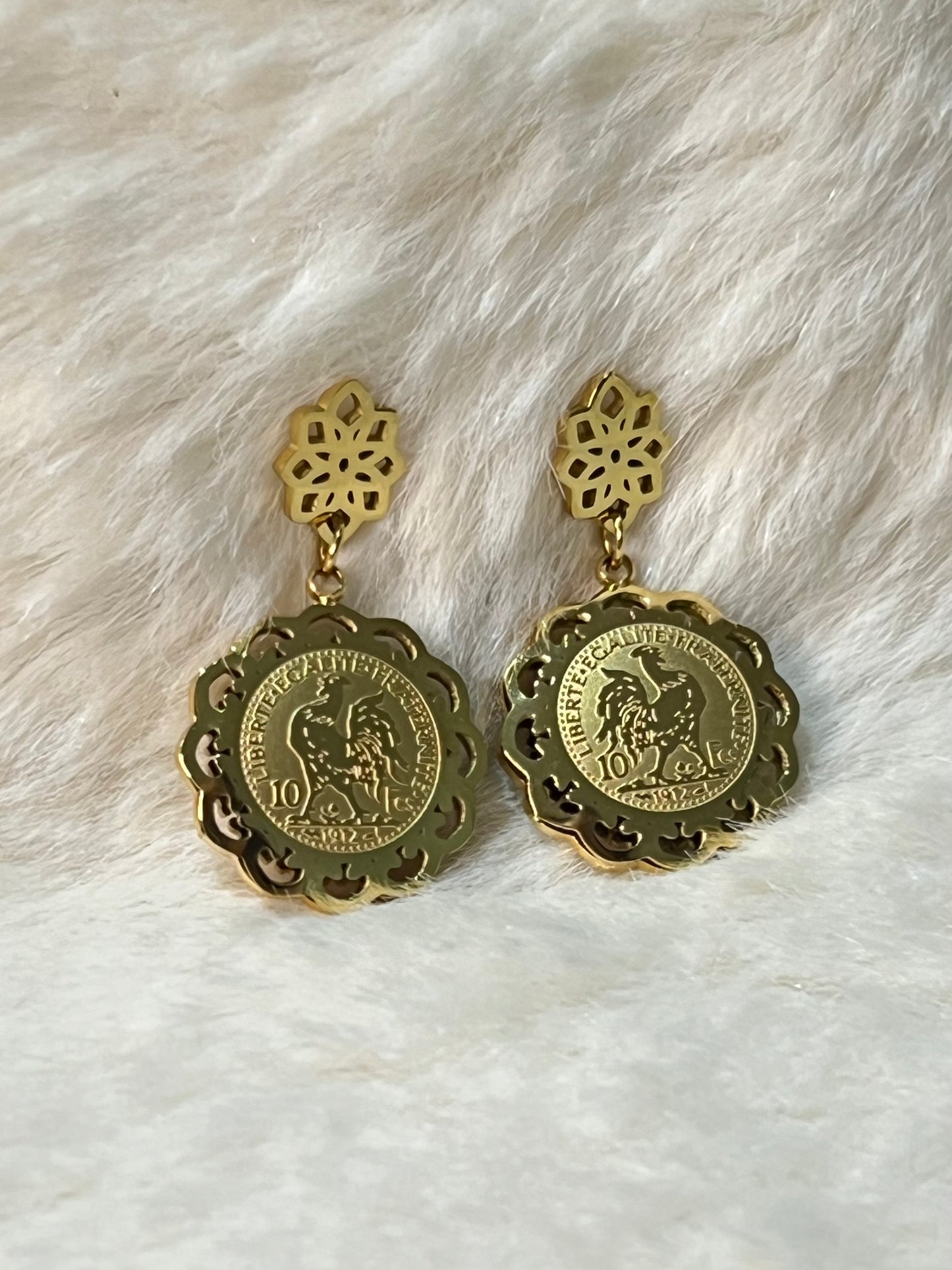 BOUCLES D’OREILLE2 COQ