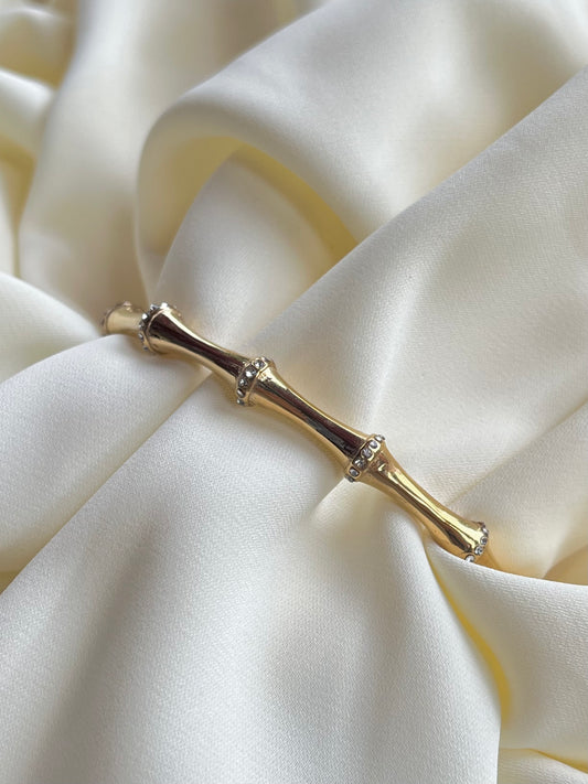 Bracelet os à strass