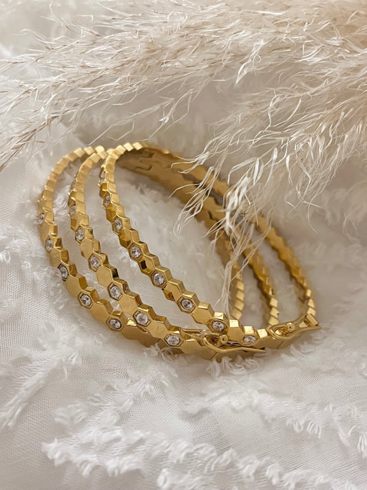 Trio Chahda fermeture Or