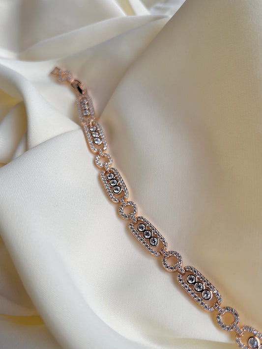 Gourmette rose gold