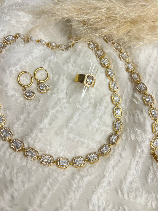 Ensemble princesse avec bague réglable