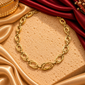 Collier Huit fermeture or