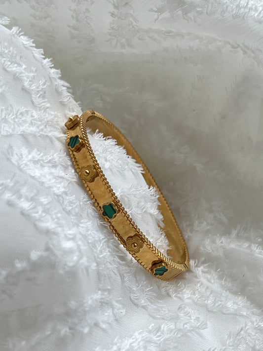 BRACELET TRÈFLE VERT