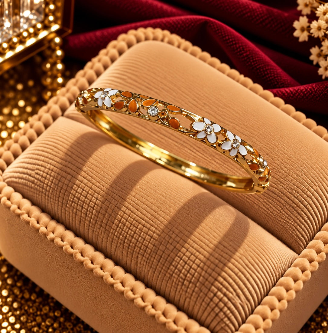 Bracelet fleuri