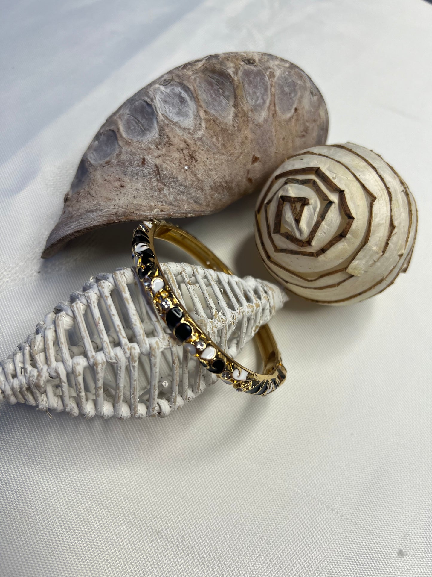 Bracelet noir blanc
