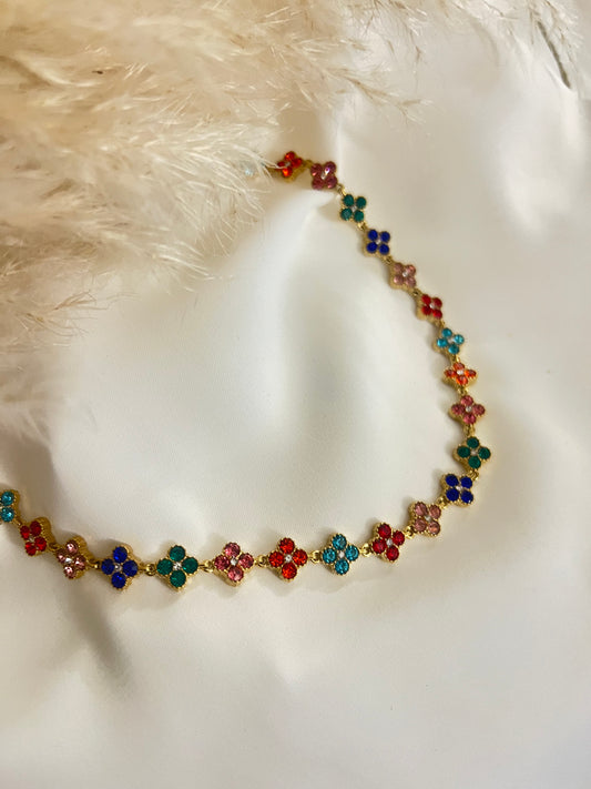 Collier Trèfle couleur