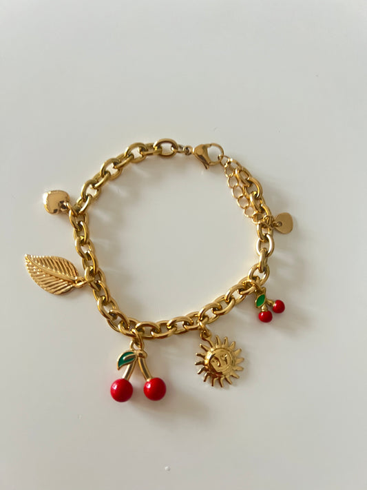 Gourmette cerise 2